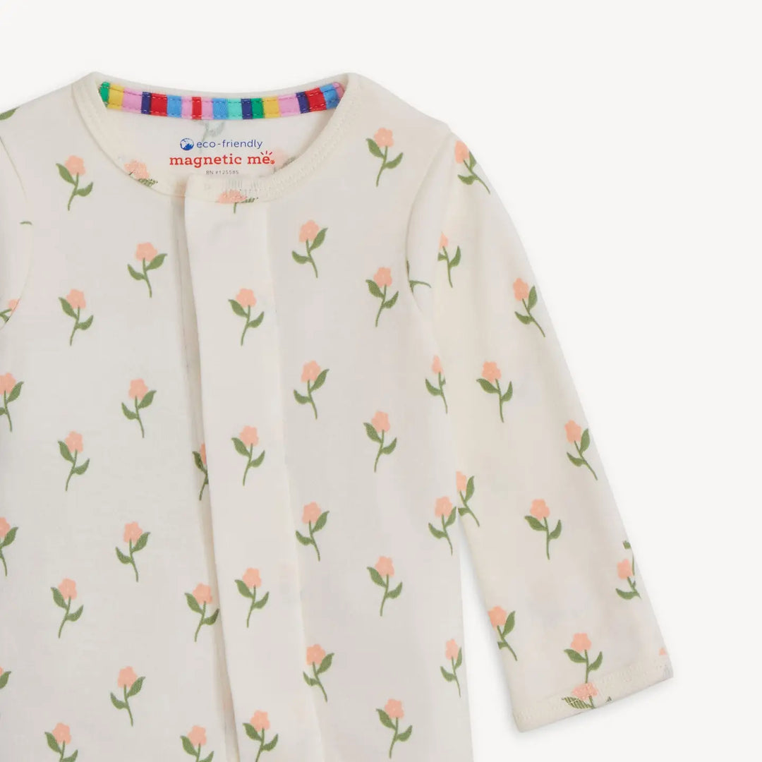 Magetic Me - Organic Cotton Footie in Floral