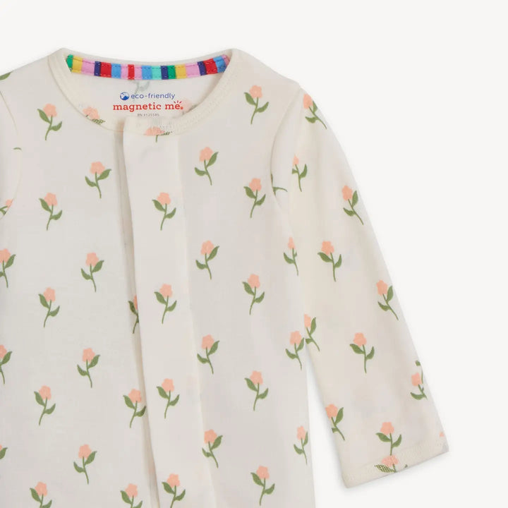 Magetic Me - Organic Cotton Footie in Floral