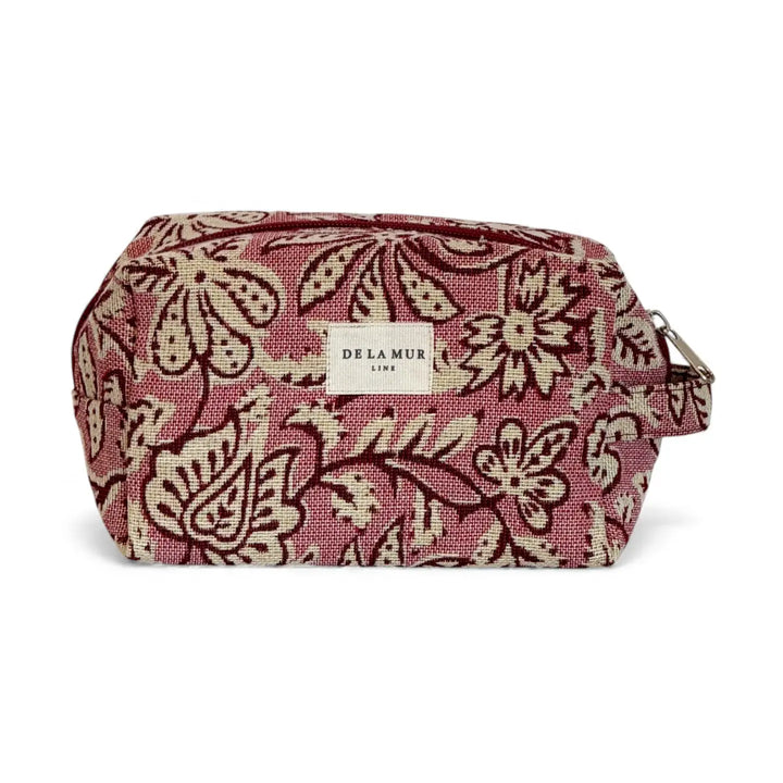 De La Mur Lines - Squared Makeup Bag in Came