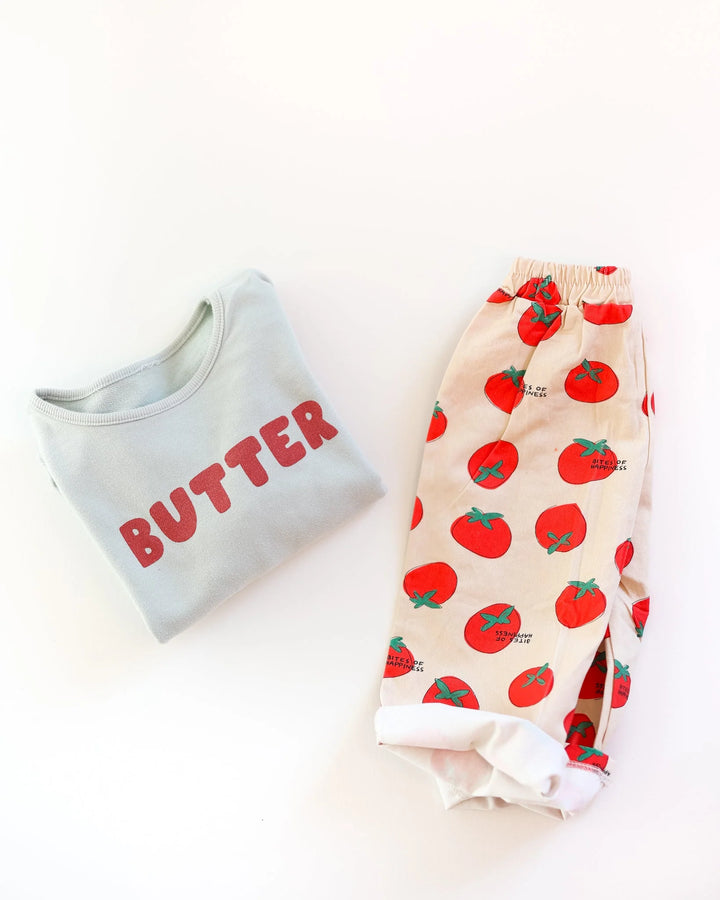 Pigeon Said Please –  Butter Sweatshirt in Mint