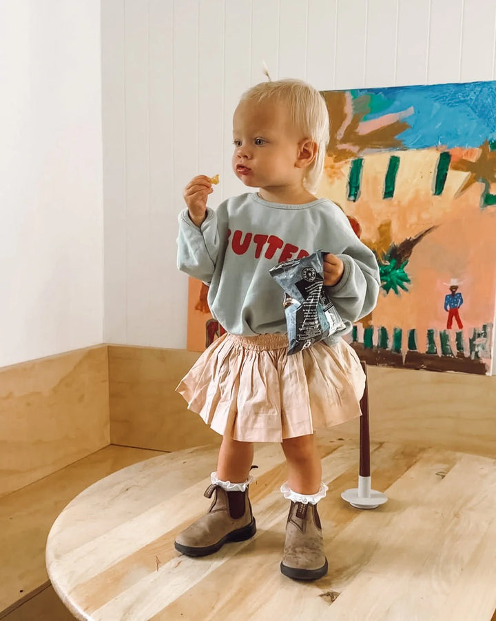 Pigeon Said Please –  Butter Sweatshirt in Mint