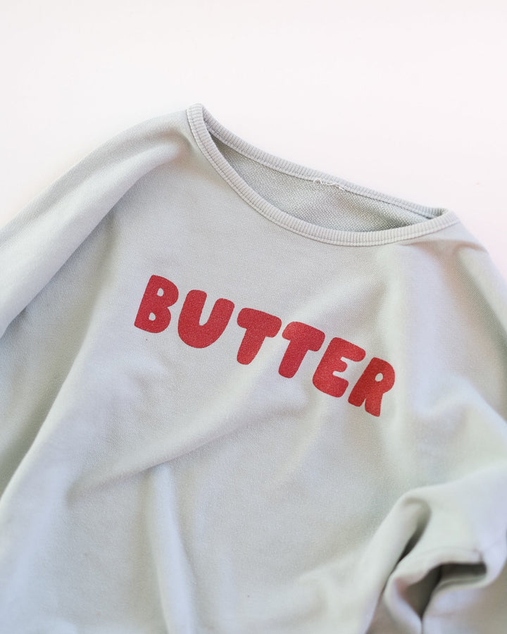 Pigeon Said Please –  Butter Sweatshirt in Mint