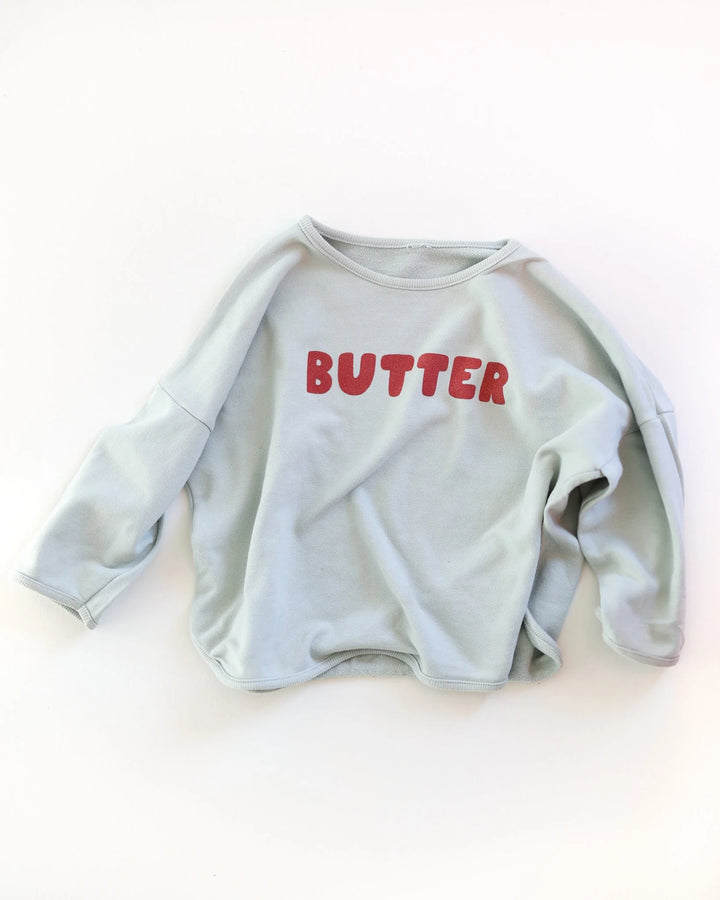 Pigeon Said Please –  Butter Sweatshirt in Mint