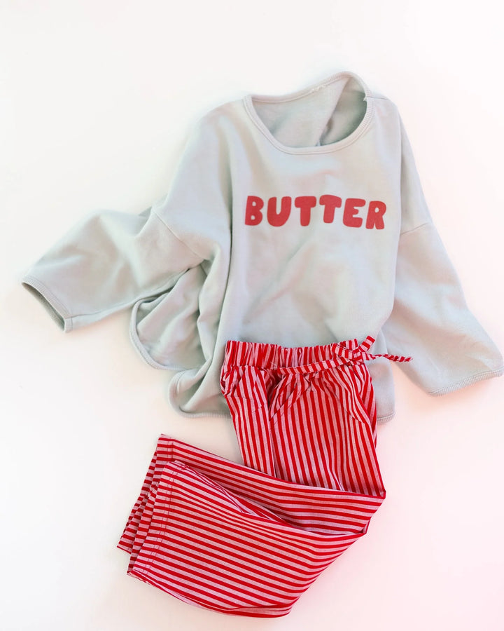 Pigeon Said Please –  Butter Sweatshirt in Mint