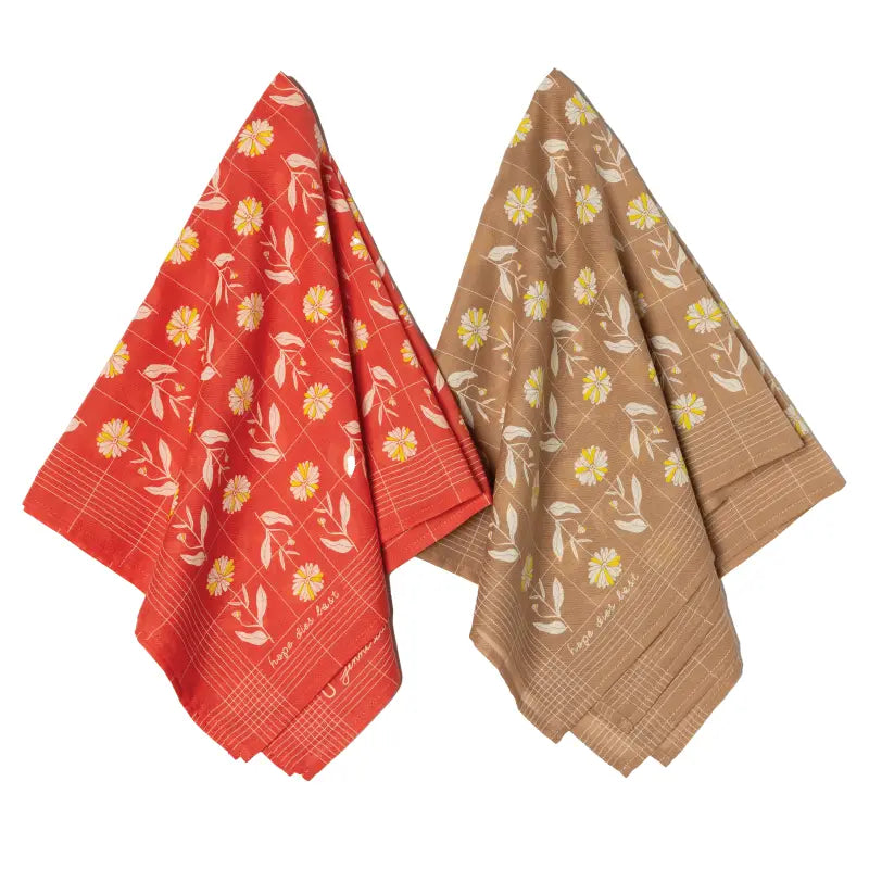 Jenni Earle - 'Hope Dies Last' Cotton Voile Bandana in Toffee
