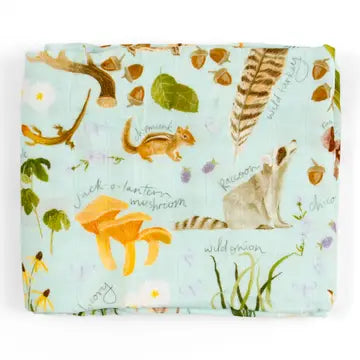 One Canoe Two Paper Co - Flora and Fauna Baby Swaddle