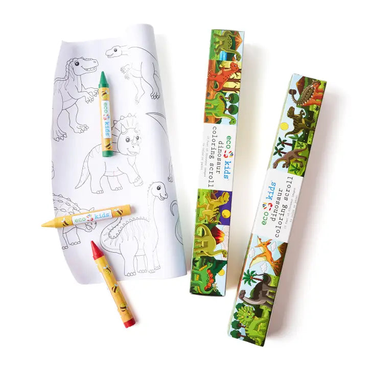 Eco-Kids – Dinosaur Coloring Scroll