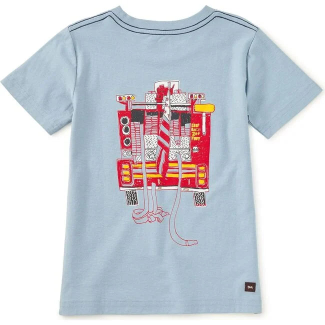 Tea Collection – Fire Truck Graphic Tee