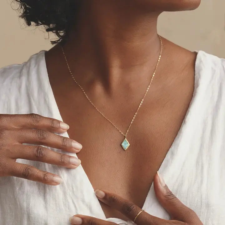 Mountainside Made – Adia Necklace in Turquoise