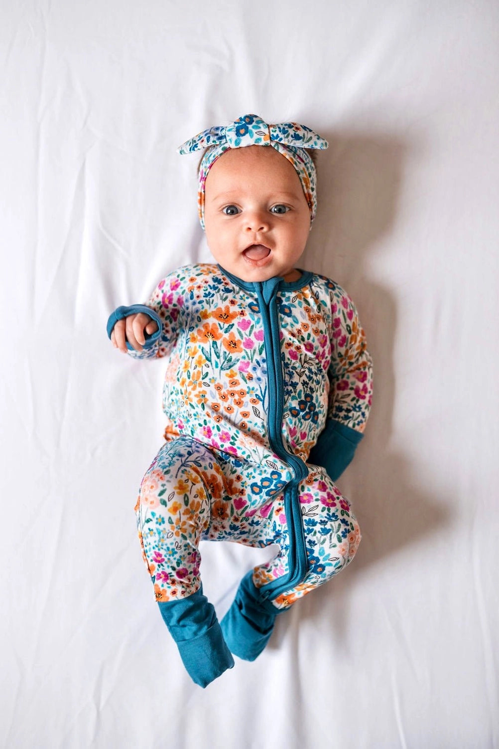 Jammie Session – Whispering Wildflowers Bamboo Romper