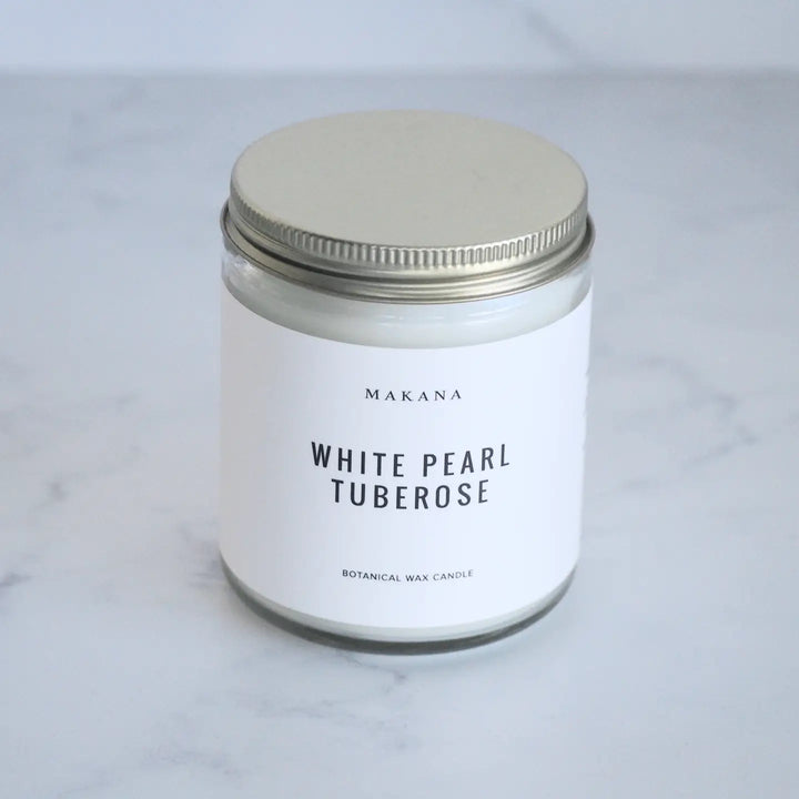 Makana - White Pearl Tuberose Jar Candle