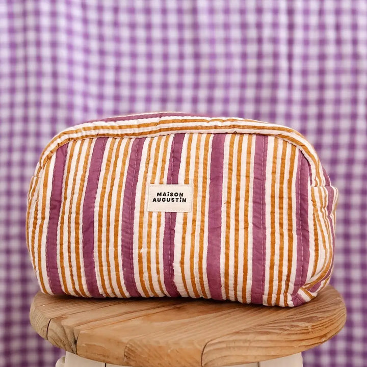 Maison Augustine – Soleil Stripe Toiletry Bag