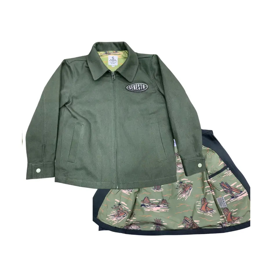 Seaesta Surf- Garage Jacket in Cactus