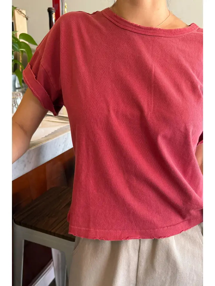 Le Bon Shoppe - Fille Tee in Crayon Red