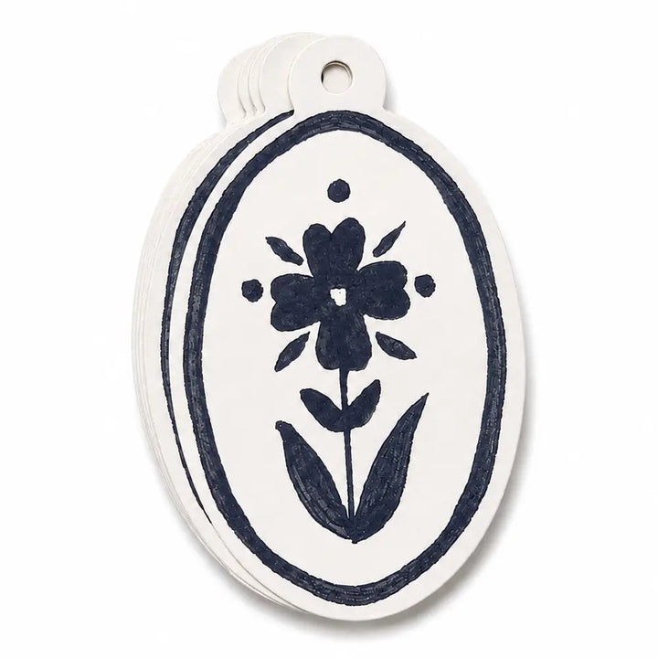 Parcel Paper - Delft Bloom Gift Tags