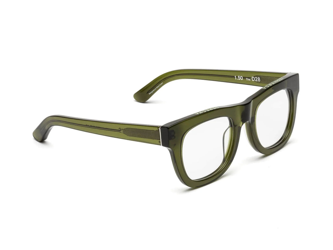 Caddis – D28  Reading/Bluelight Glasses in Heritage Green