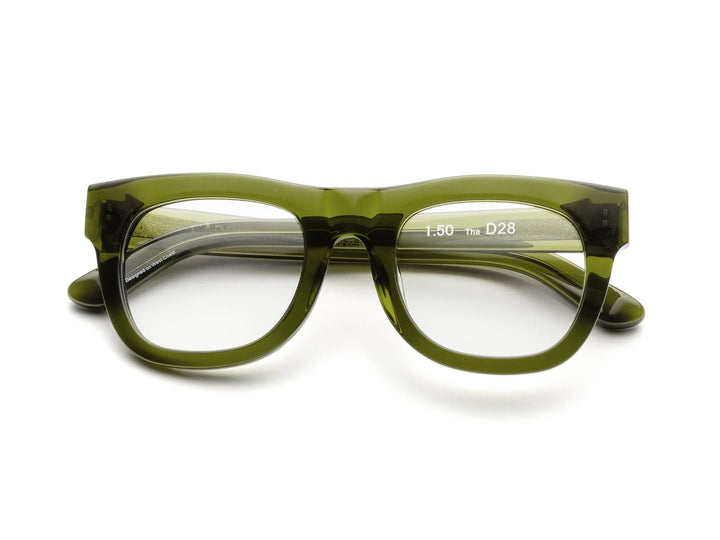 Caddis – D28  Reading/Bluelight Glasses in Heritage Green