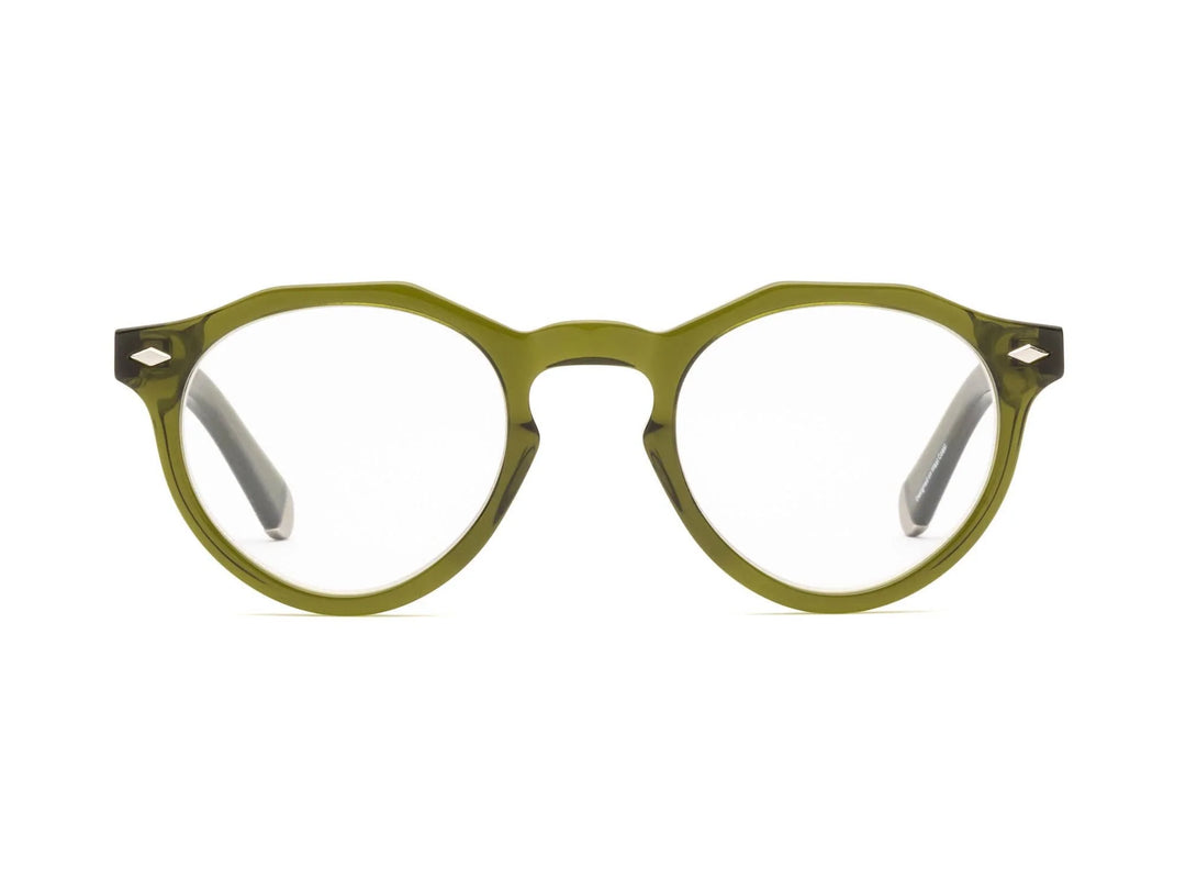 Caddis – Dogleg Reading/Bluelight Glasses in Heritage Green
