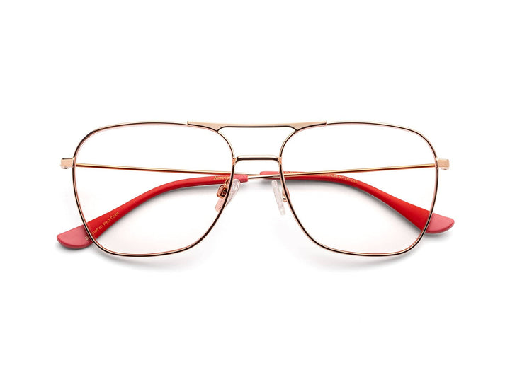 Caddis – Hooper Reading/Bluelight Glasses in Polished Rose Gold