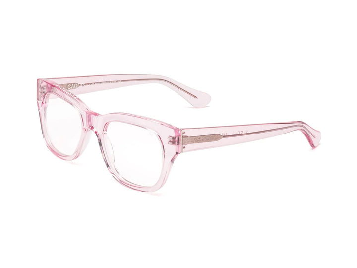 Caddis – Miklos Reading/Bluelight Glasses in Clear Pink