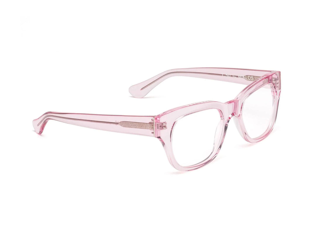 Caddis – Miklos Reading/Bluelight Glasses in Clear Pink