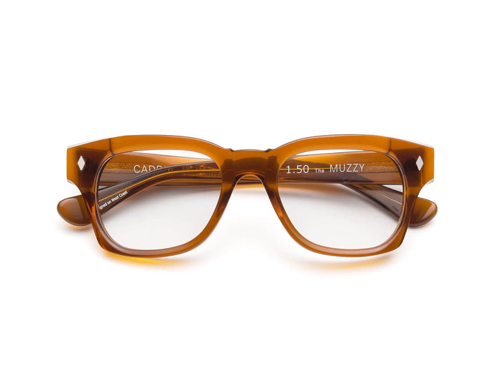 Caddis – Muzzy Reading Glasses in Polished Gopher