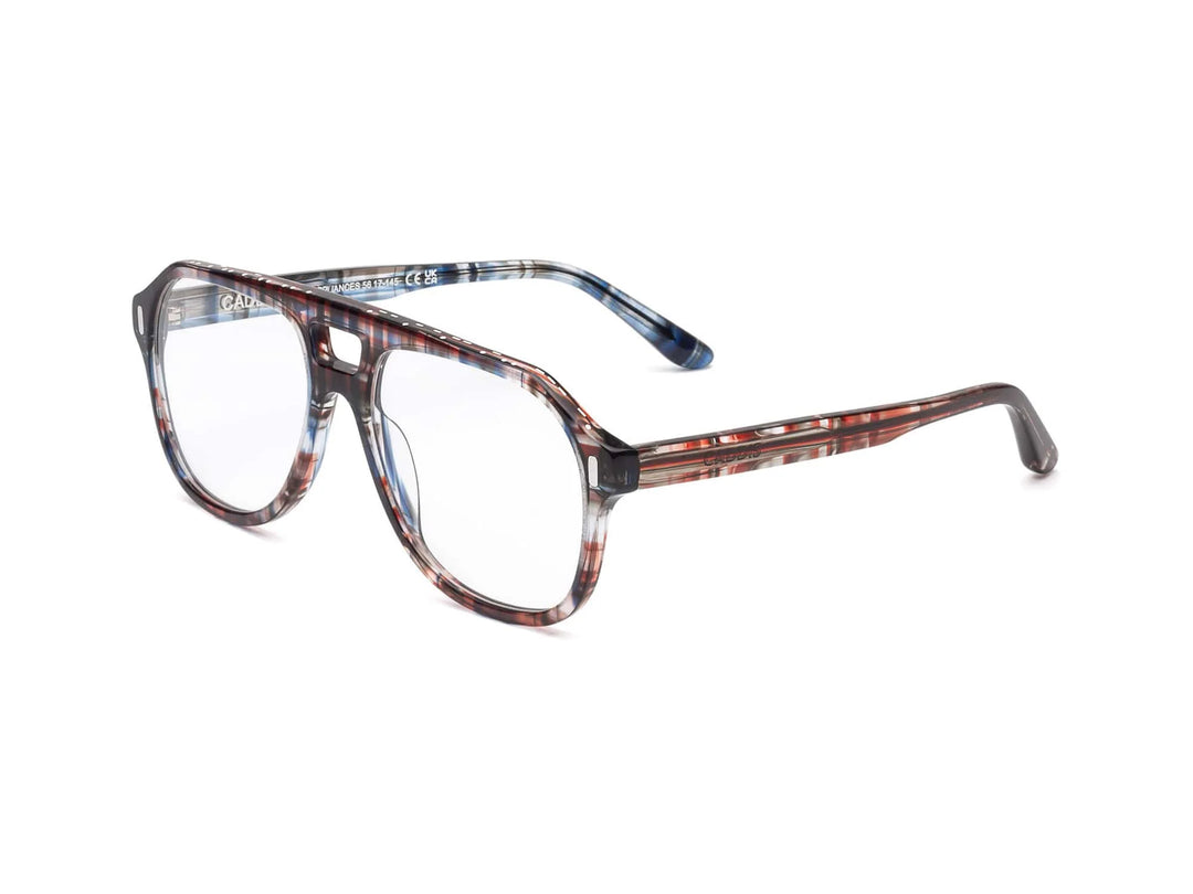 Caddis – Root Cause Analysis Reading/ Blue Light Glasses in Madras Patchwork