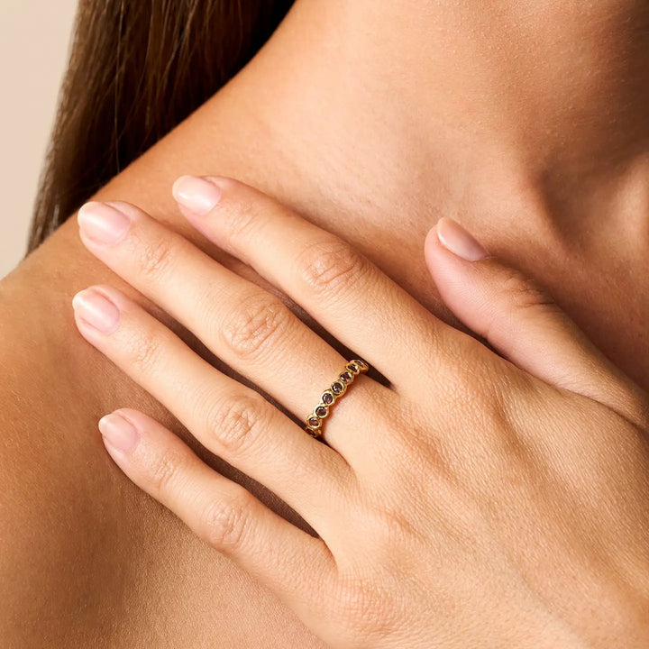 Agapée – Amélia II Brown Ring