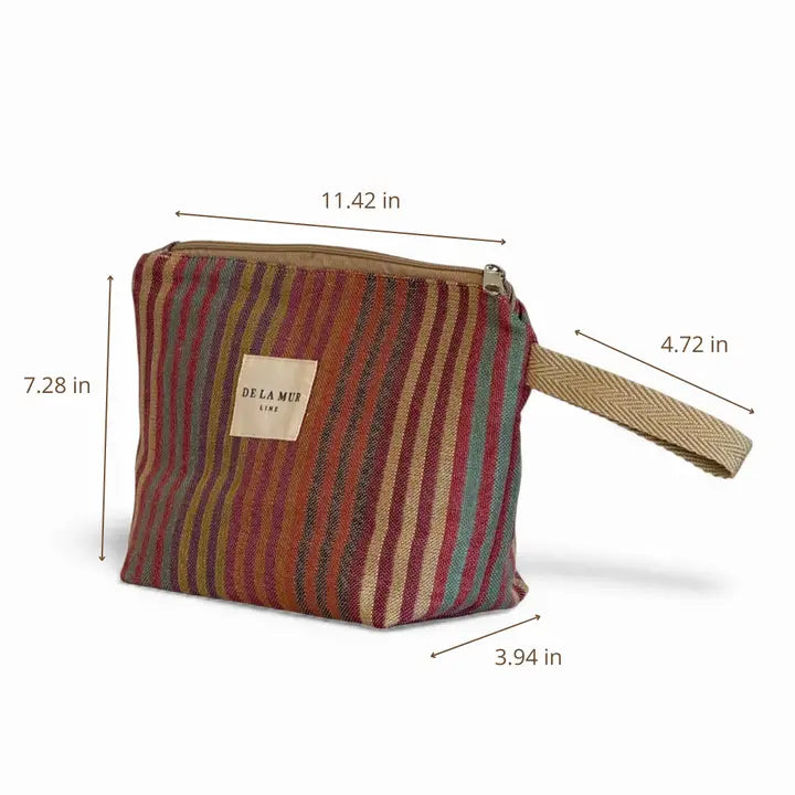 De La Mur Lines - Large Makeup Bag in Maria