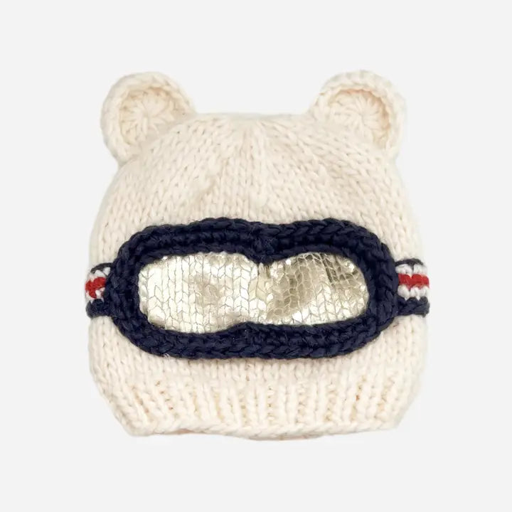 The Blueberry Hill - Ski Goggles Bear Beanie