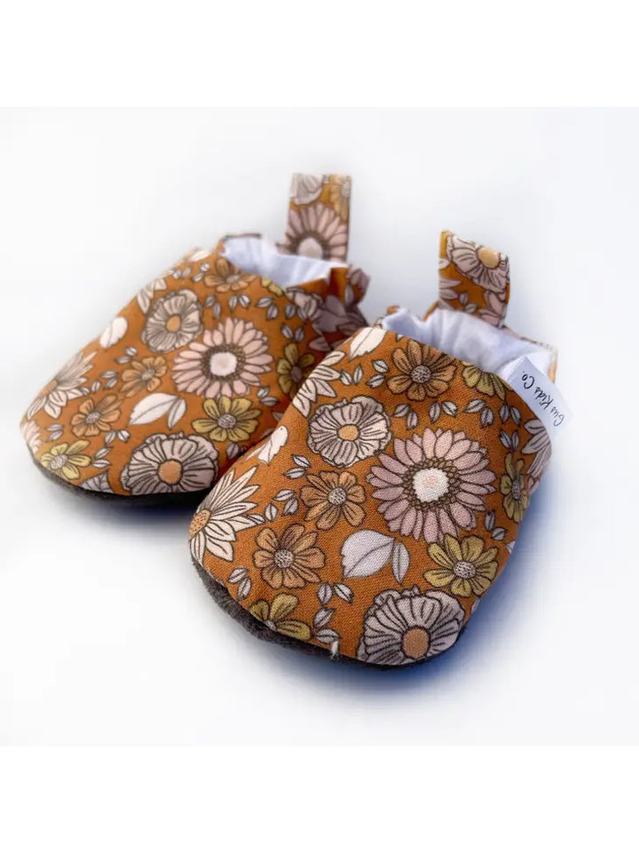 Gus Kids Co. – Autumn Retro Floral Baby Shoes