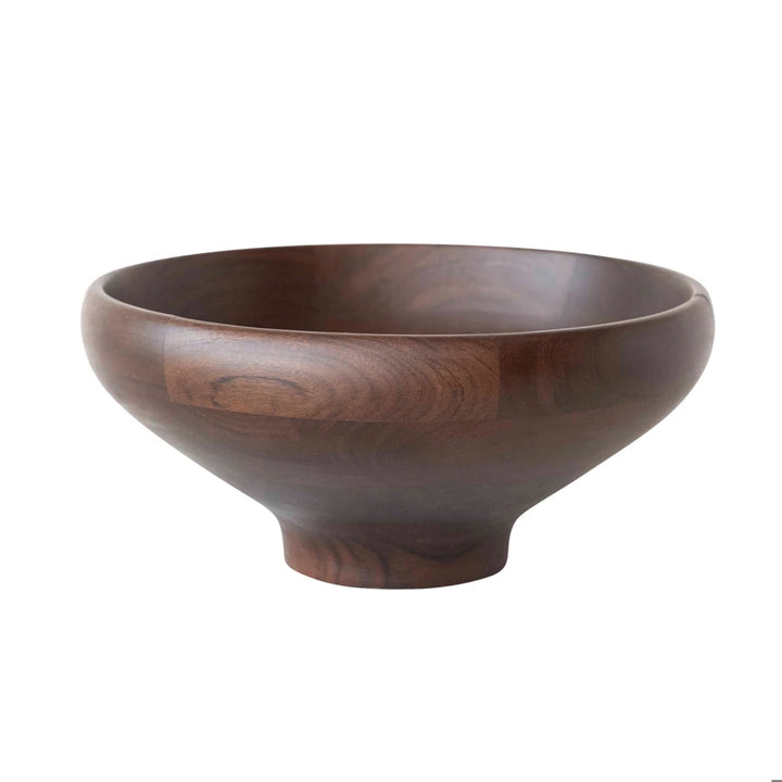 Wood Footed Bowl