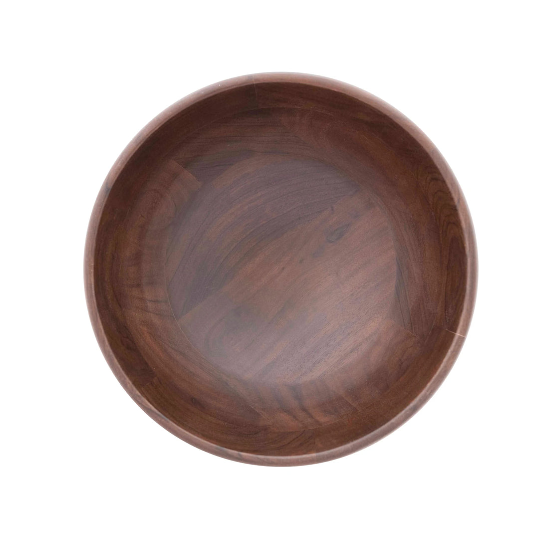 Wood Footed Bowl