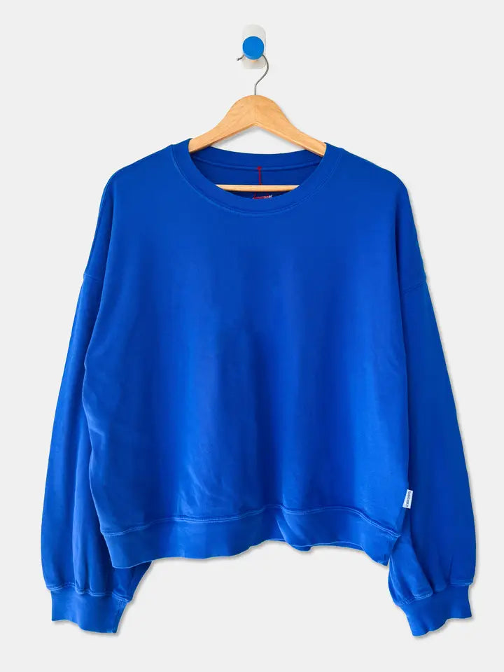 Le Bon Shoppe - Cali Jersey Sweatshirt in Cobalt