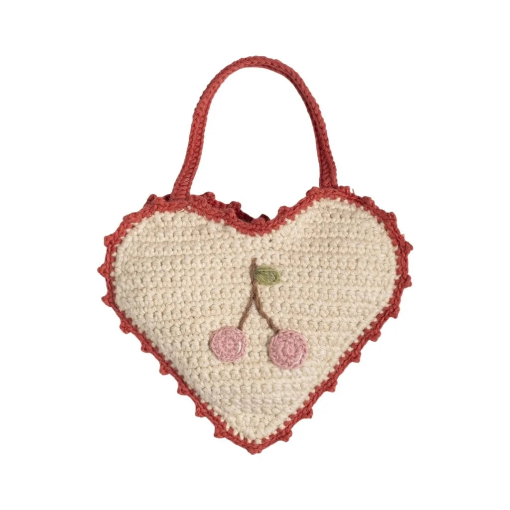 Wild Wawa- Crochet Purse in Cherry Bloom