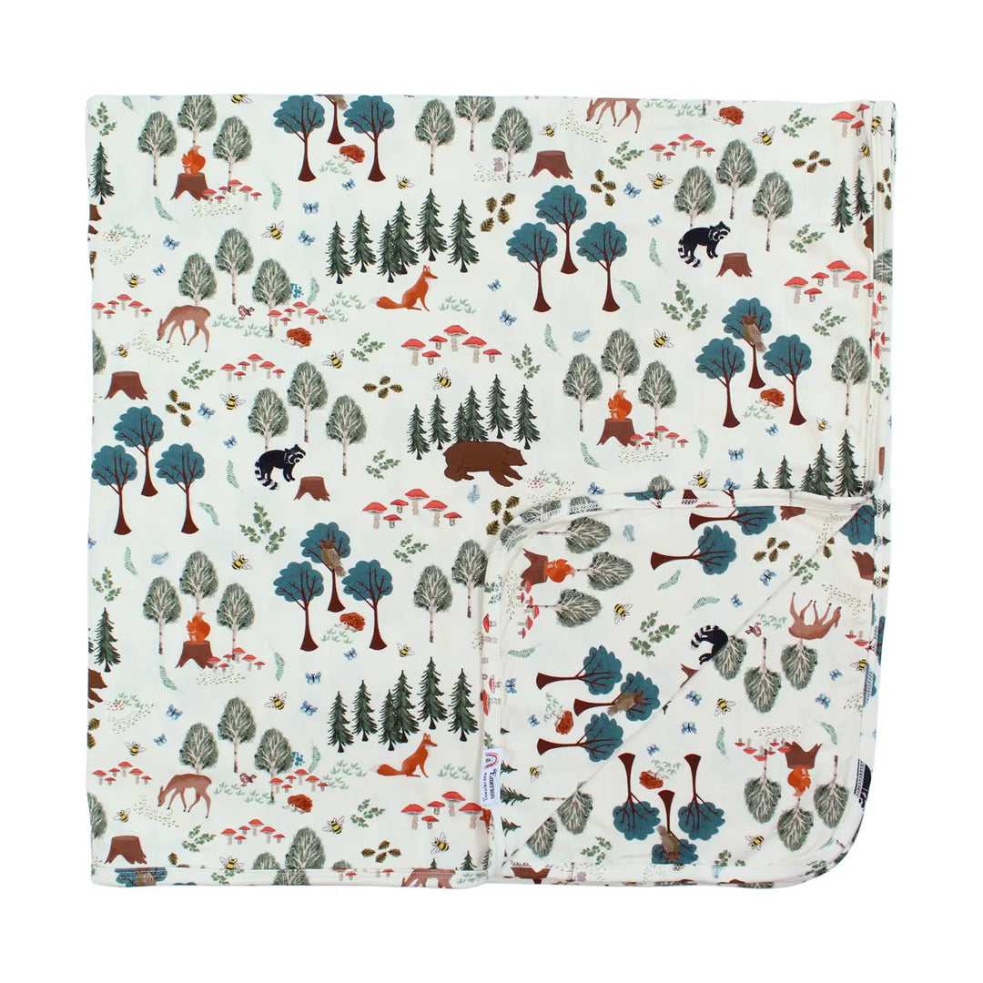 Emerson and Friends- In the Woods Luxury Bamboo Blanket