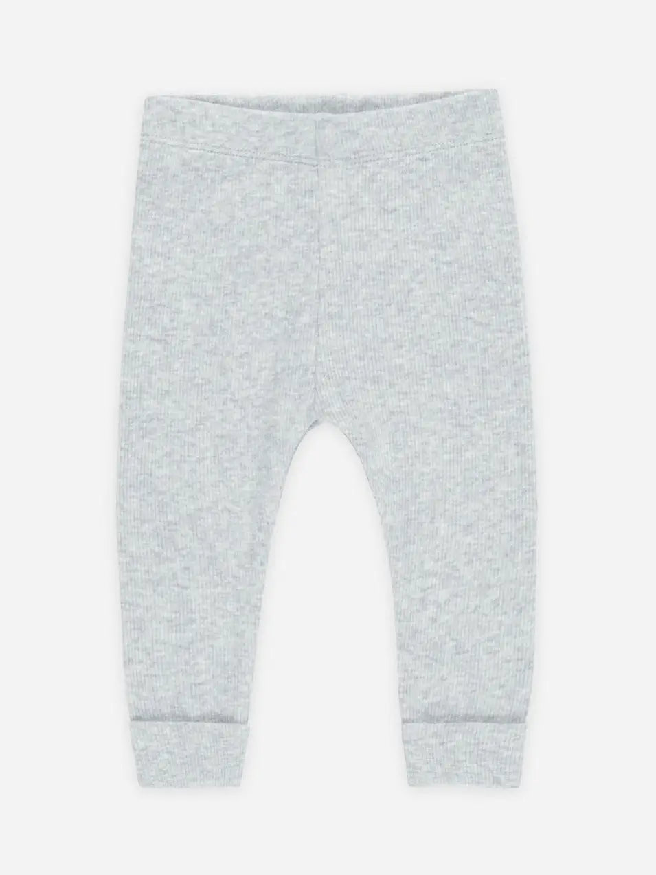 Quincy Mae - Ribbed Leggings in Dusty Blue