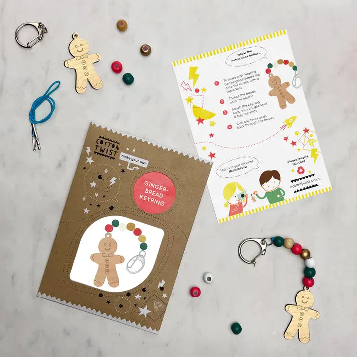 Cotton Twist – Make Your Own Gingerbread Key Ring Kit