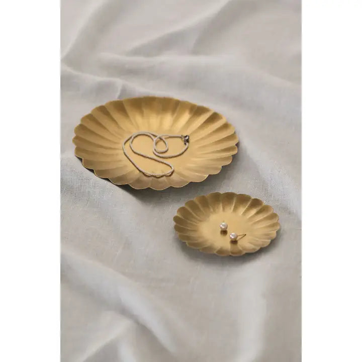 Brass Petal Plate-Small