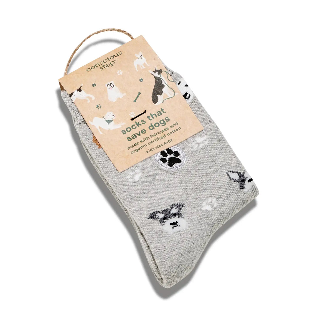 Conscious Step – Kids Socks That Save Dogs