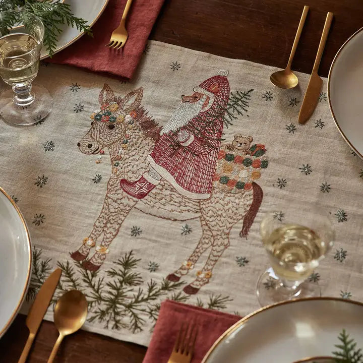 Coral & Tusk - Christmas Donkey Table Runner