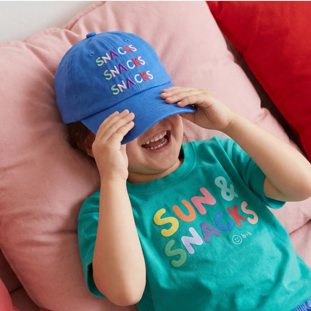 Bug + Bean Kids - Snacks Cap Blue