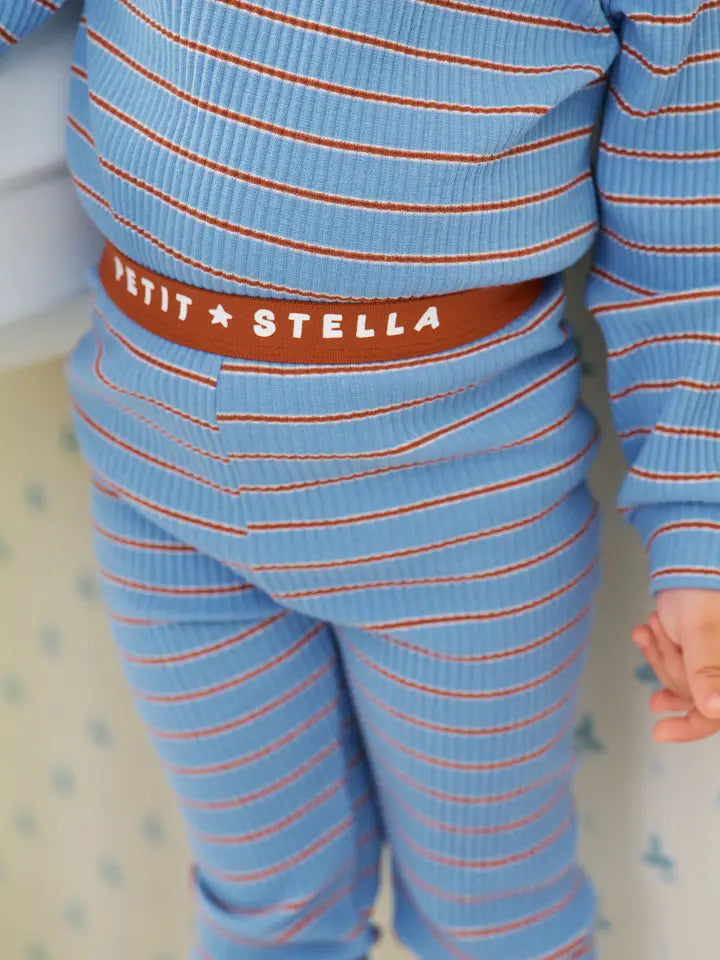 Petit Stella - Pajama Set in Blue Cocoa Nights