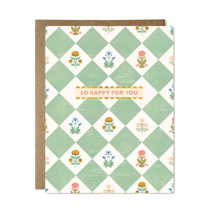 Ula Bloom - So Happy For You Card