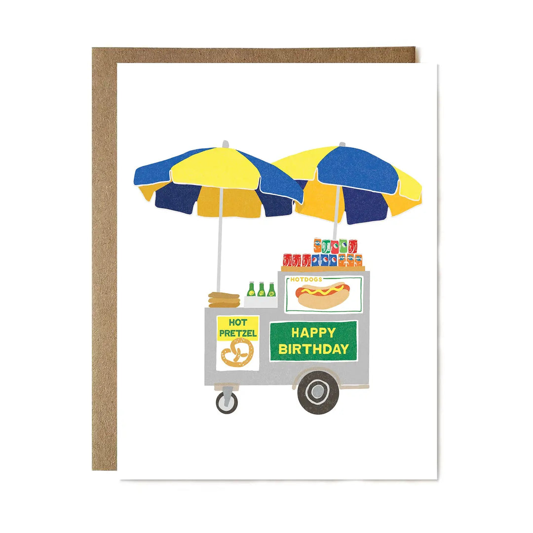 Ula Bloom - Happy Birthday Hot Dog Stand Card