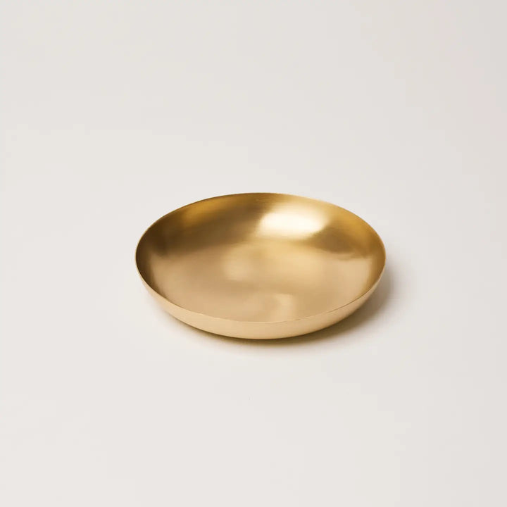 Fleck – Heirloom Brass Tapas Plate / Shallow Dish