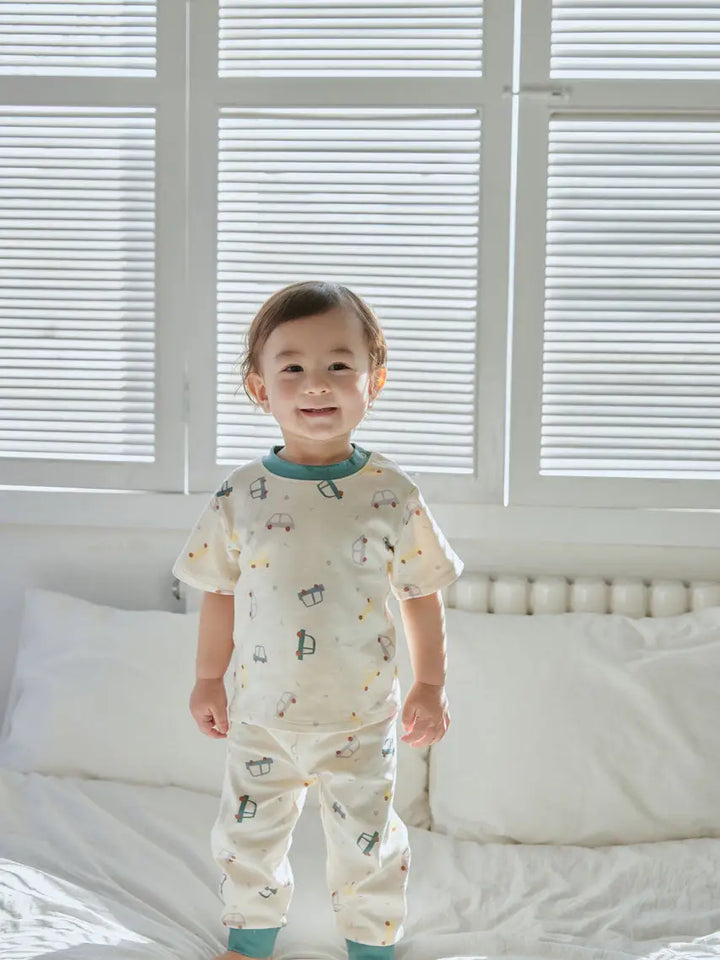 Norsu Organic - Toddler Pajama Set in Cars