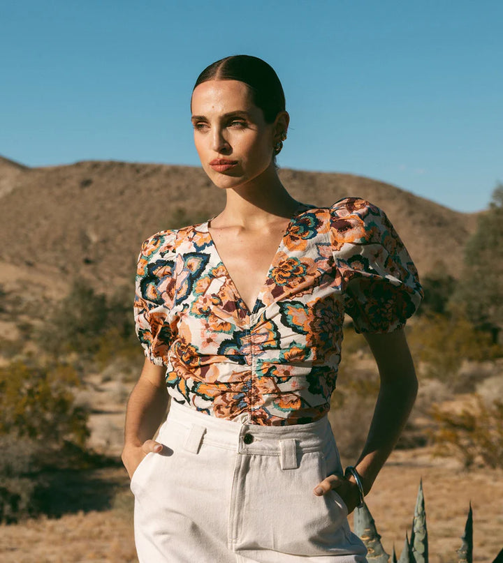 Cleobella – Delphina Top in Desert Floral