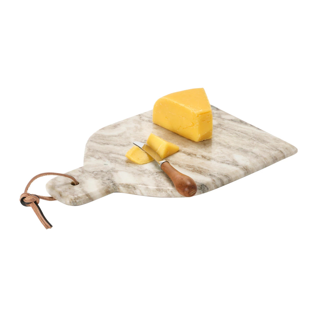 Marble Cheese / Cutting Board with Canape Knife