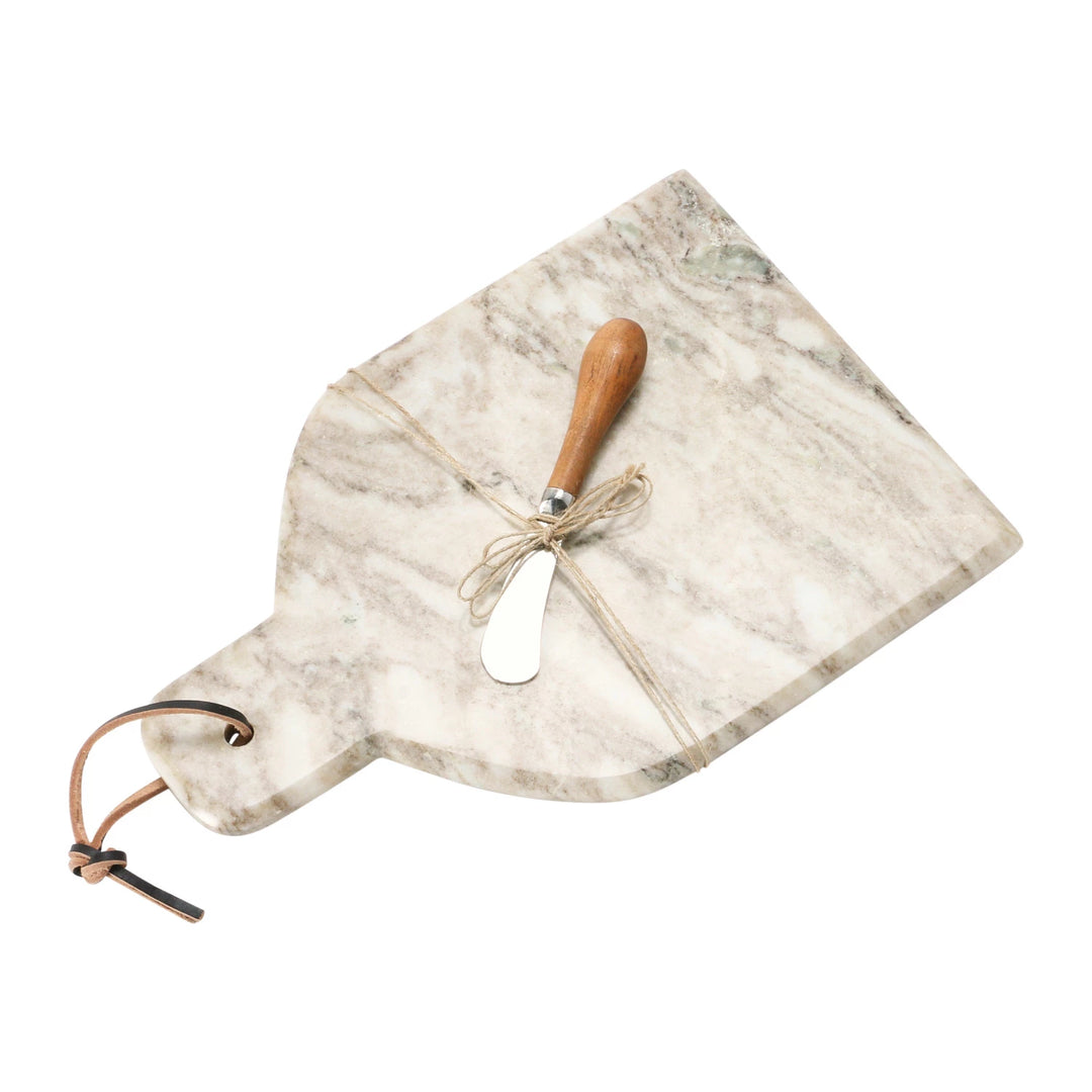 Marble Cheese / Cutting Board with Canape Knife